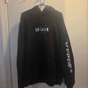 Divided Black Graphic Hoodie